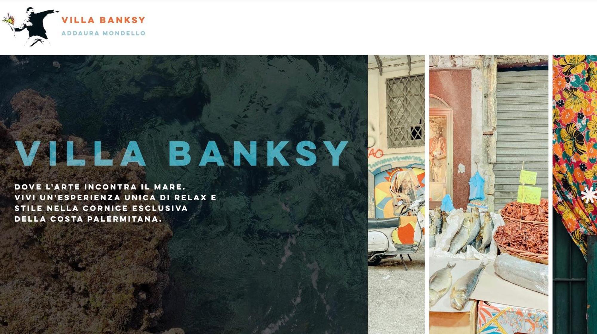 Villa Banksy Addaura Mondello Palermo Esterno foto
